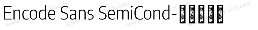 Encode Sans SemiCond字体转换
